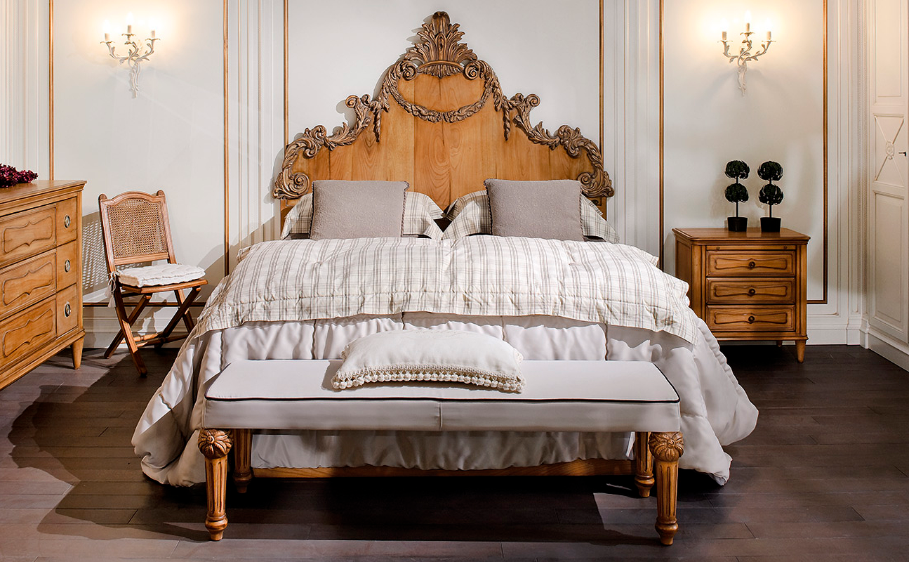 Купить Кровать CVL013T + CVL013G Prestige в магазине итальянской мебели Irice home