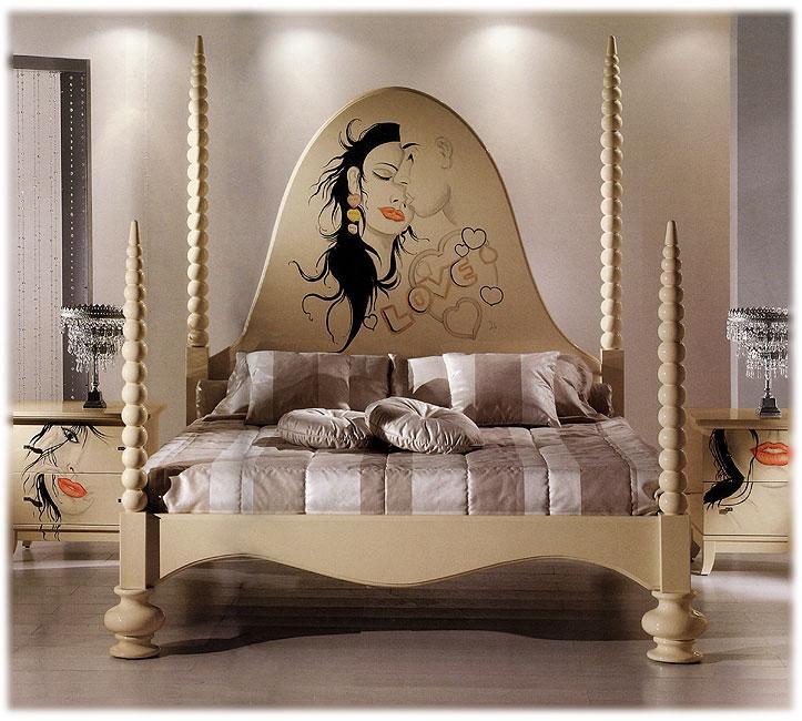 Купить Кровать Feeling A707.F224.73 RM Arredamenti в магазине итальянской мебели Irice home