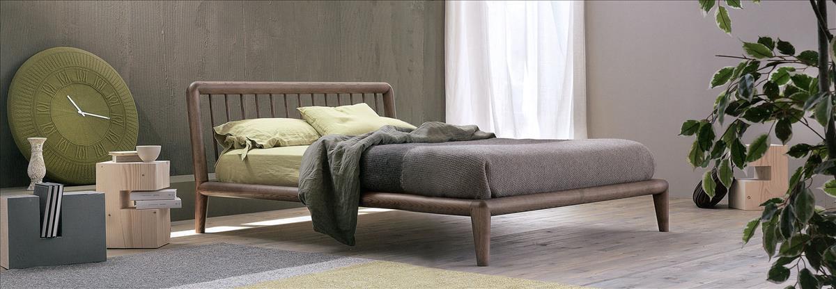 Купить Кровать TUBE LE435 - N Olivieri в магазине итальянской мебели Irice home