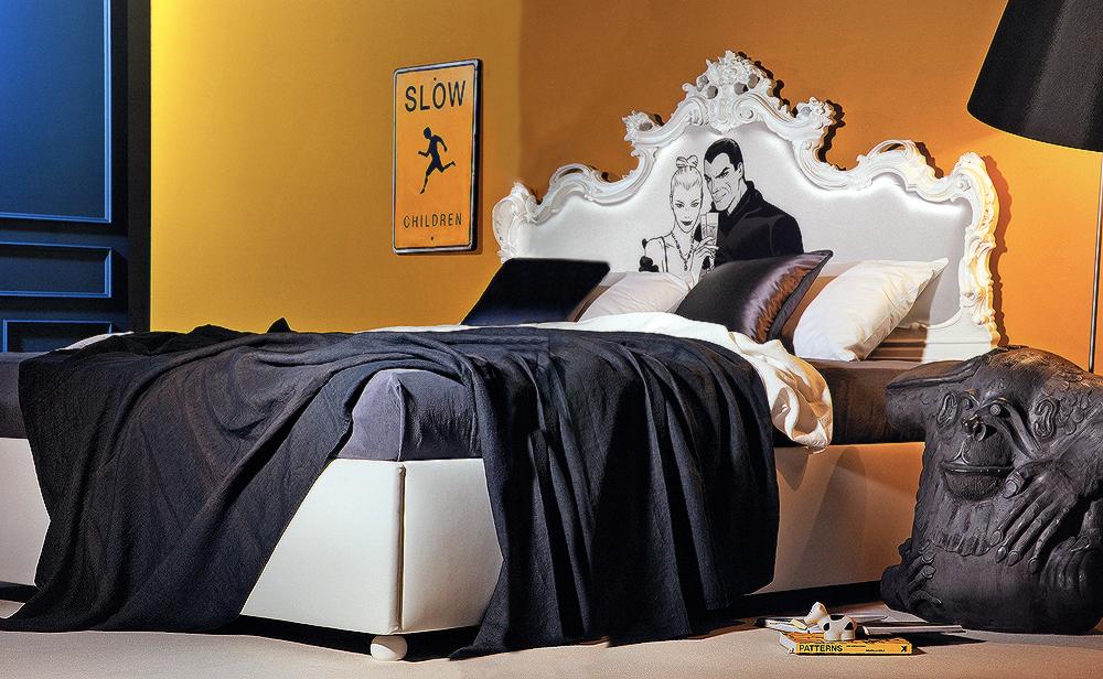 Купить Кровать VALERIANO Art CR/722-I Creazioni в магазине итальянской мебели Irice home