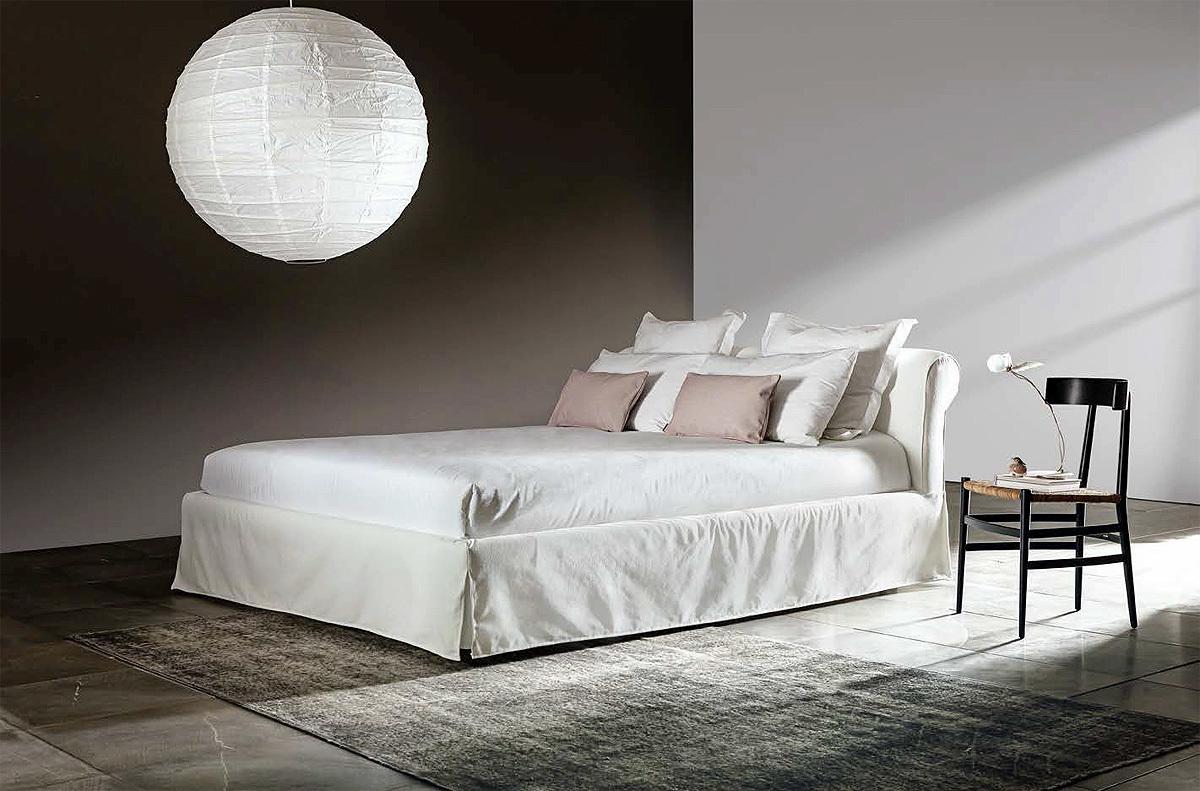 Купить Кровать 5100 Arthur 5100001B Vibieffe в магазине итальянской мебели Irice home