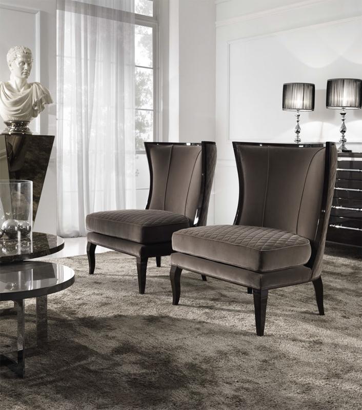 Купить Кресло BYRON poltrona DV Home Collection в магазине итальянской мебели Irice home