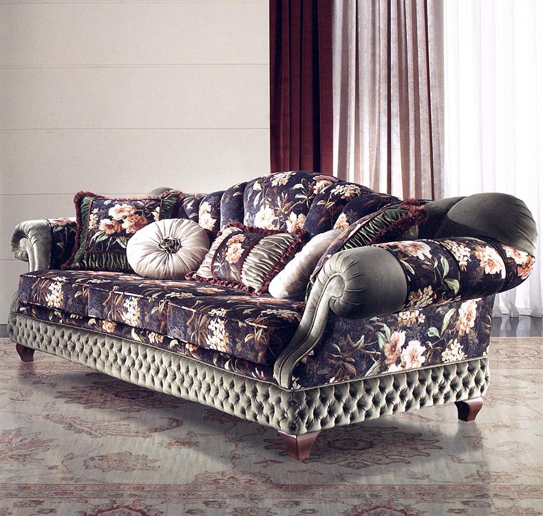 Купить Диван BEVERLY 3POSTI Bedding в магазине итальянской мебели Irice home