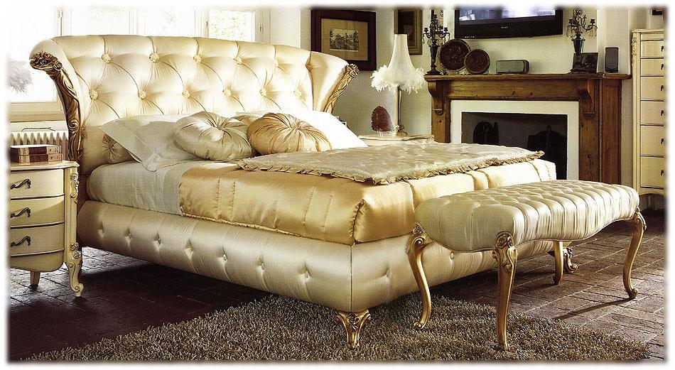 Купить Кровать Capri 5048 + 6106 Volpi в магазине итальянской мебели Irice home