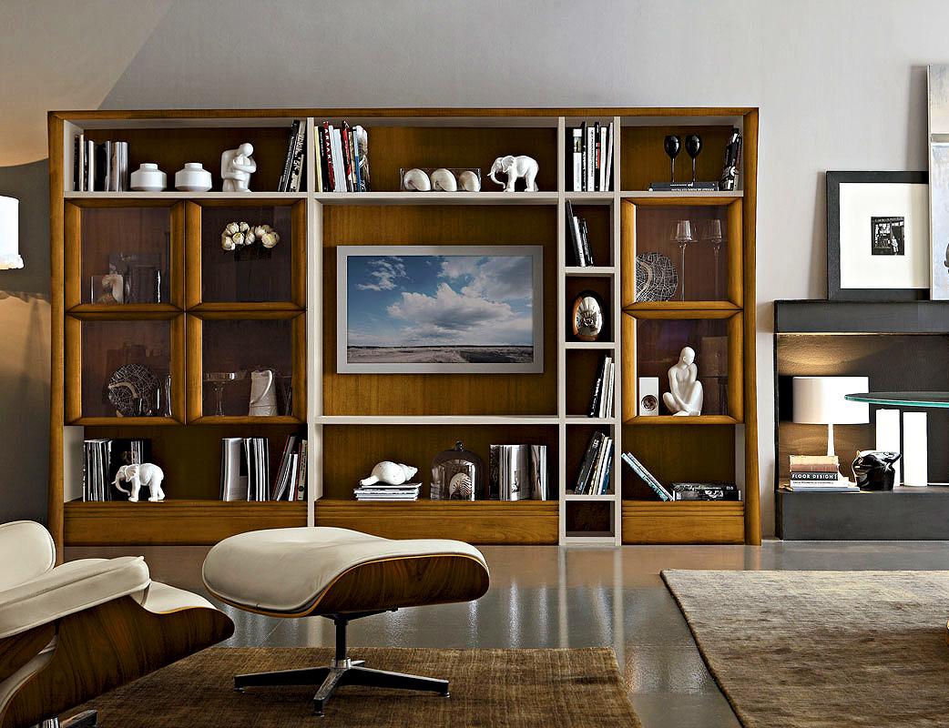 Купить Стенка COMPOSIZIONE 55 PFP0055K Modo10 в магазине итальянской мебели Irice home