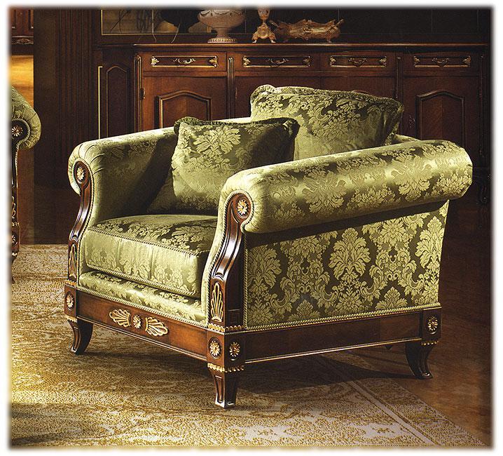 Купить Кресло Carrol 11080/B Angelo Cappellini в магазине итальянской мебели Irice home