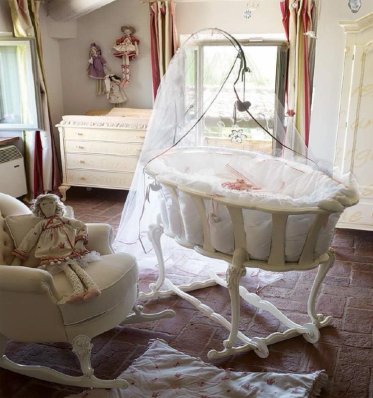 Купить Кроватка детская ALICE PIEDE CAPRI 5910 Volpi в магазине итальянской мебели Irice home