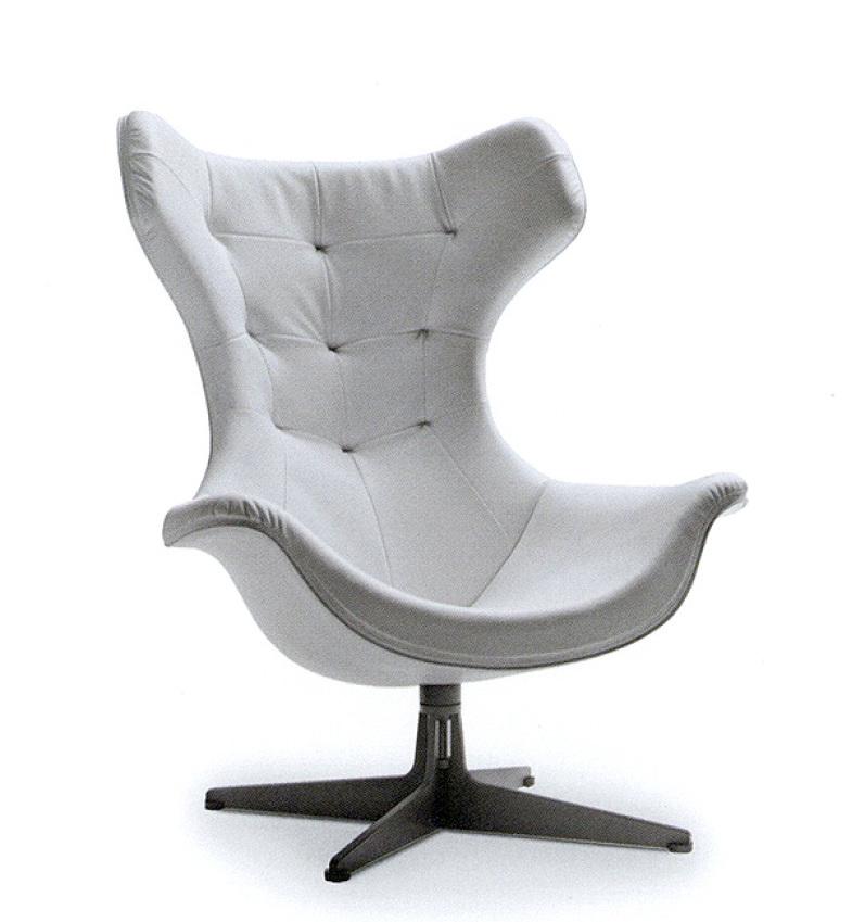 Купить Кресло вращающееся REGINA II 5324112 Poltrona Frau арт.2510224 в магазине итальянской мебели Irice home фото №2