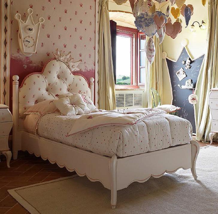 Купить Кровать NUVOLA CORONA 5025/G + 6112/G Volpi в магазине итальянской мебели Irice home