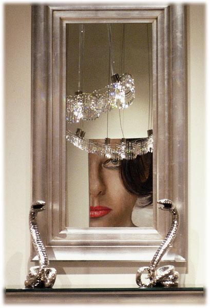 Купить Зеркало HORTENSIA Mantellassi арт.234080 в магазине итальянской мебели Irice home