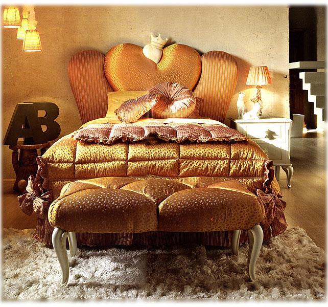Купить Кровать GAIA 5019/M+6101/M Volpi в магазине итальянской мебели Irice home