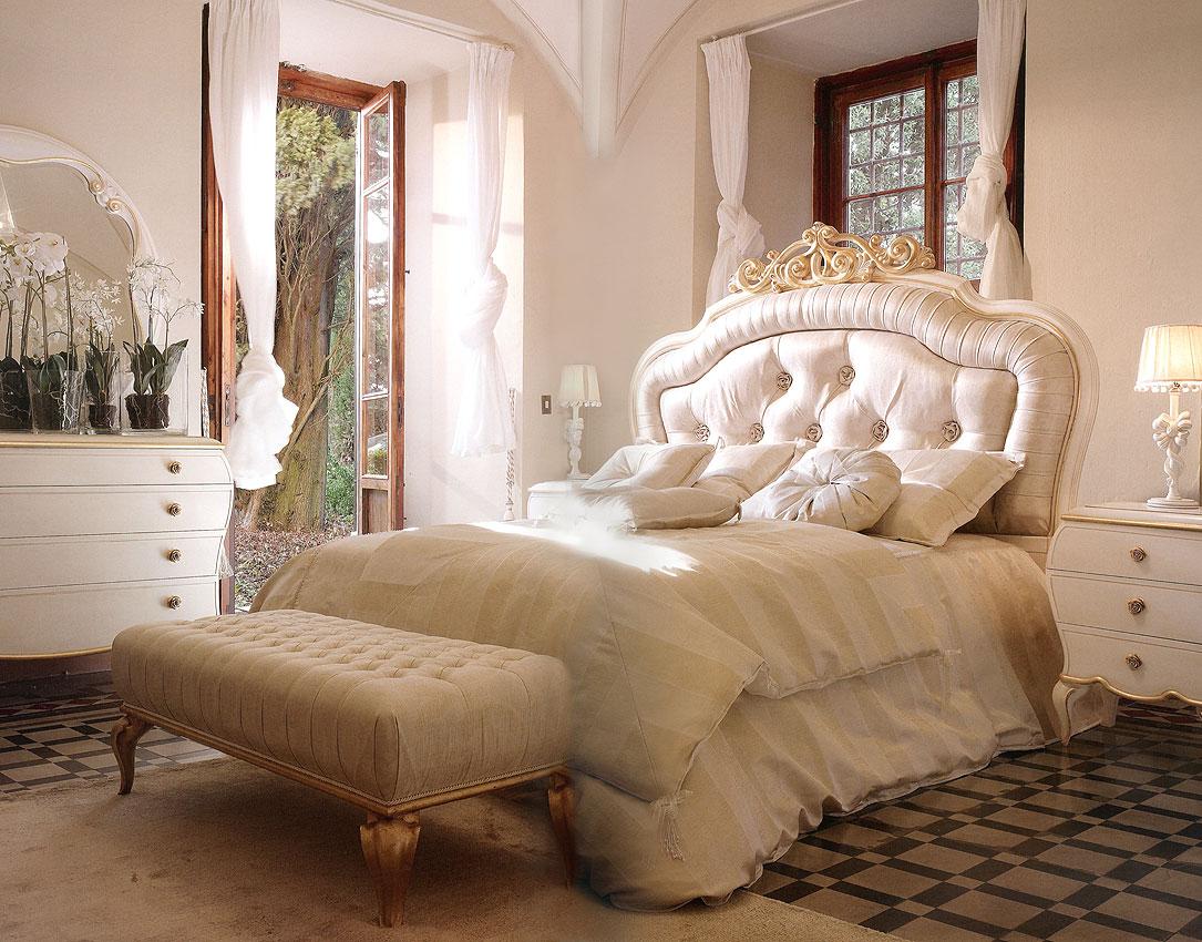 Купить Кровать Vittoria 5020-6101 Volpi в магазине итальянской мебели Irice home