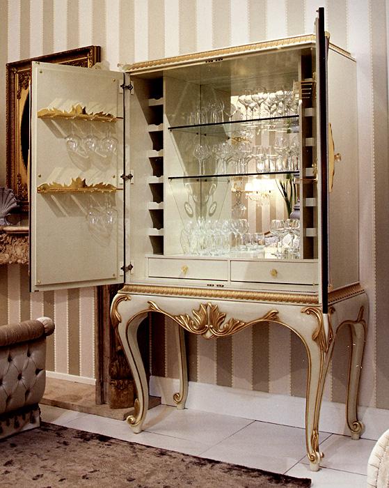 Купить Бар DORIAN bar cabinet Bruno Zampa в магазине итальянской мебели Irice home фото №2
