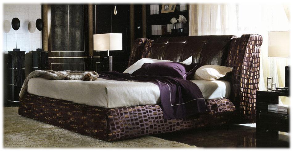 Купить Кровать Genesis Leather and Nura Bed T438K + T439 1 Turri в магазине итальянской мебели Irice home