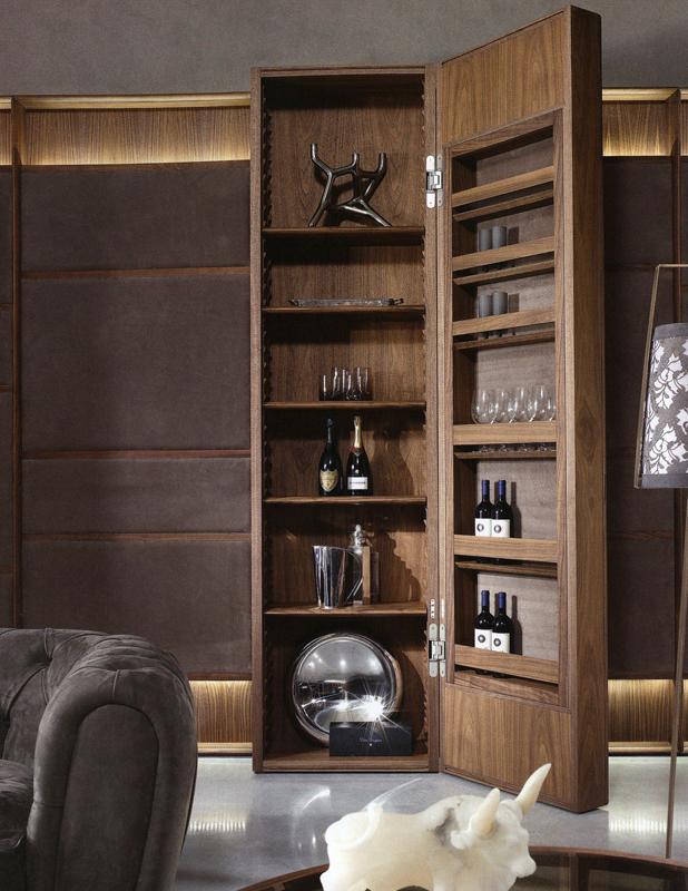 Купить Книжный шкаф CLUB cabinet Ulivi в магазине итальянской мебели Irice home