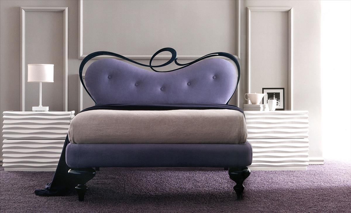 Купить Кровать Romeo 932-T-TTN Cortezari в магазине итальянской мебели Irice home