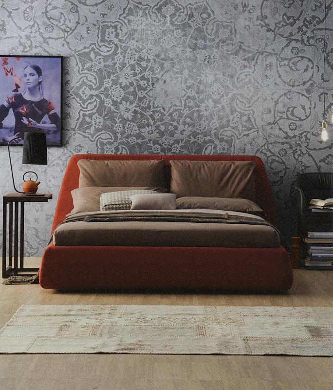 Купить Кровать DHARMA 7872 Tonin Casa в магазине итальянской мебели Irice home