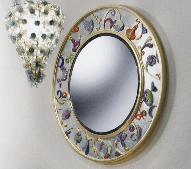 Купить Зеркало SARAYA M 606/FG Elledue в магазине итальянской мебели Irice home