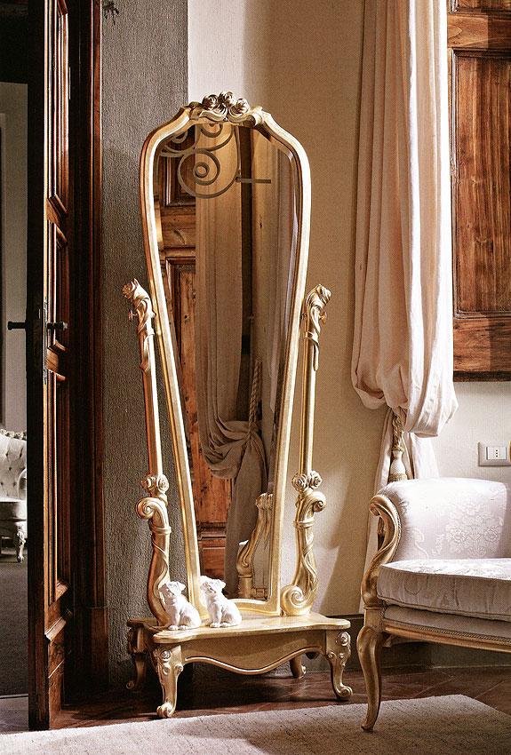 Купить Зеркало Capri 2503 Volpi для спальни в магазине итальянской мебели Irice home
