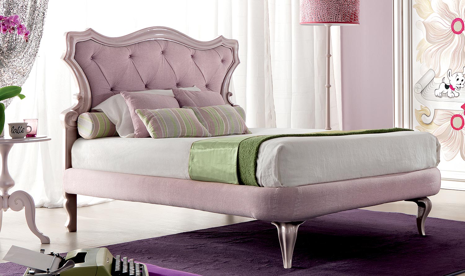 Купить Кровать GIUSY SOFT Cortezari в магазине итальянской мебели Irice home