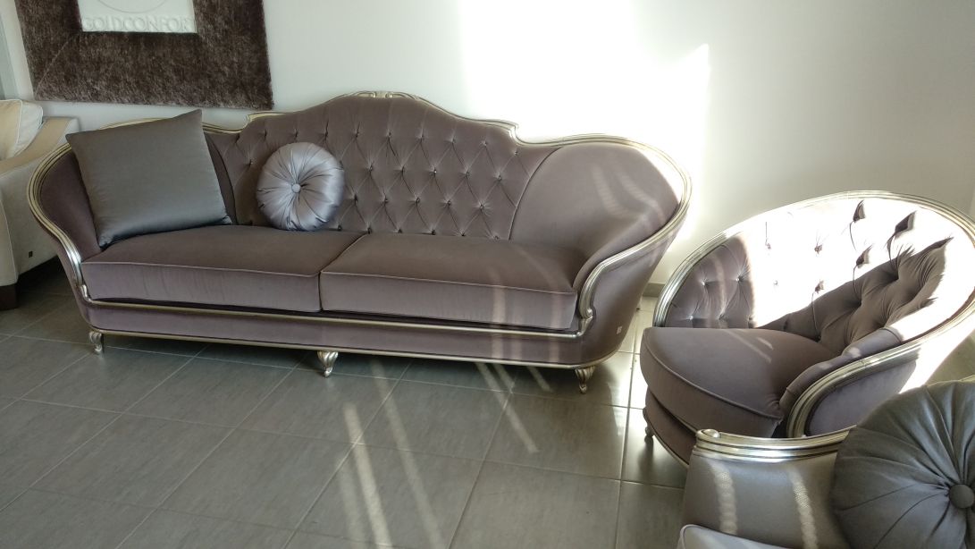 Купить Диван и кресло EDEN Goldconfort арт.250006 в магазине итальянской мебели Irice home