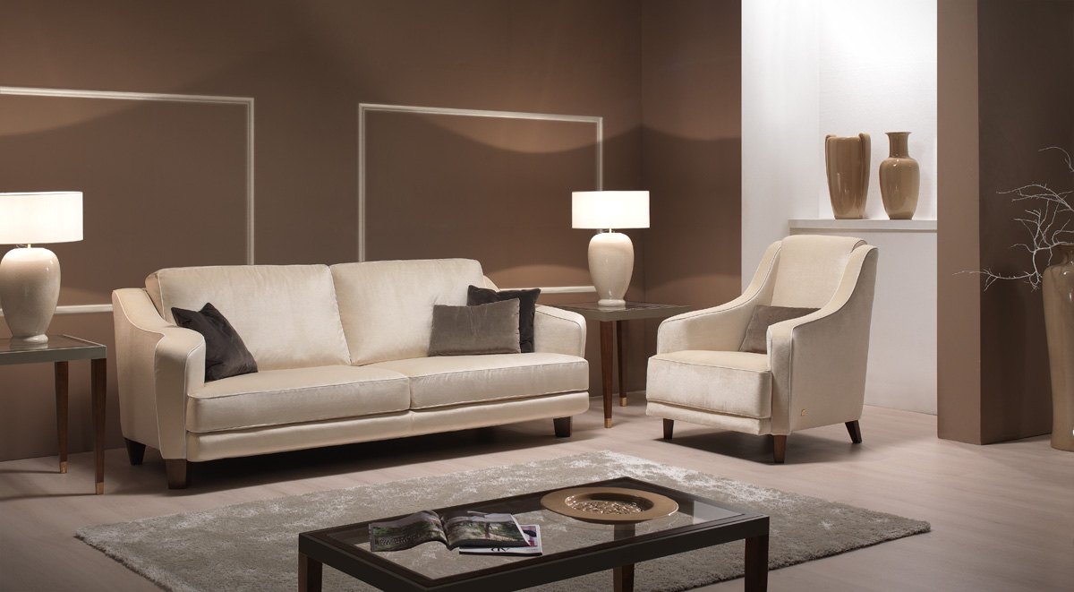Купить Диван и кресло CLARK Goldconfort в магазине итальянской мебели Irice home