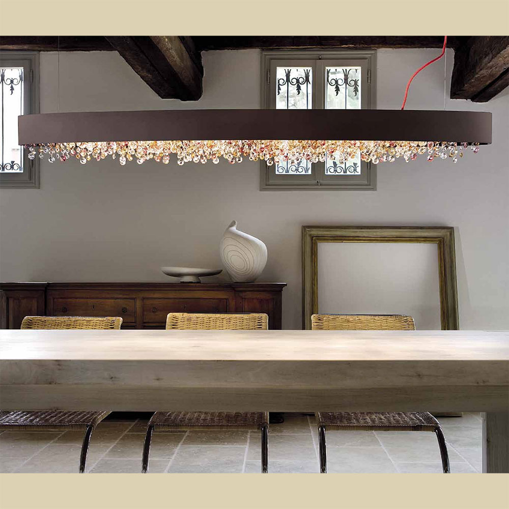 Купить Подвесной светильник OLA S6 OV 160 Masiero в магазине итальянской мебели Irice home